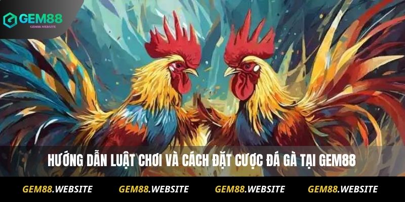 Hướng dẫn luật chơi và cách đặt cược đá gà tại Gem88